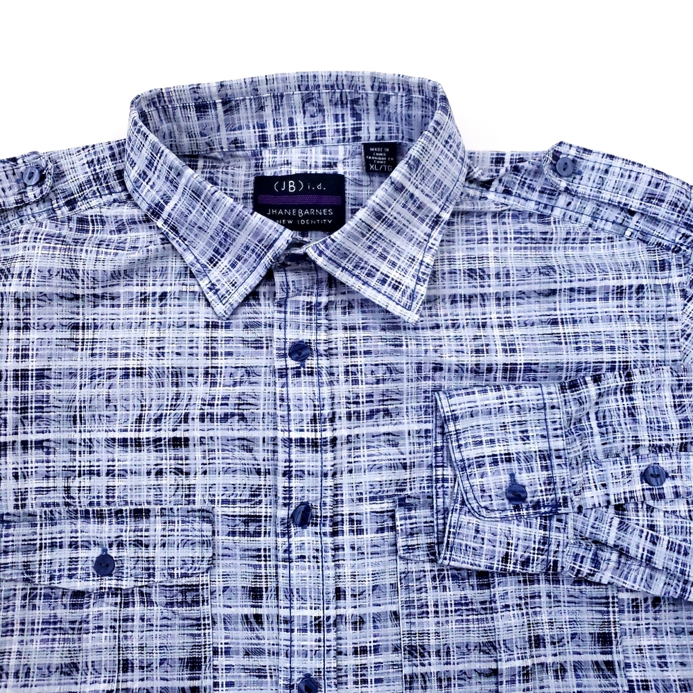 Jhane Barnes A New Identity Abstract Shirt XL